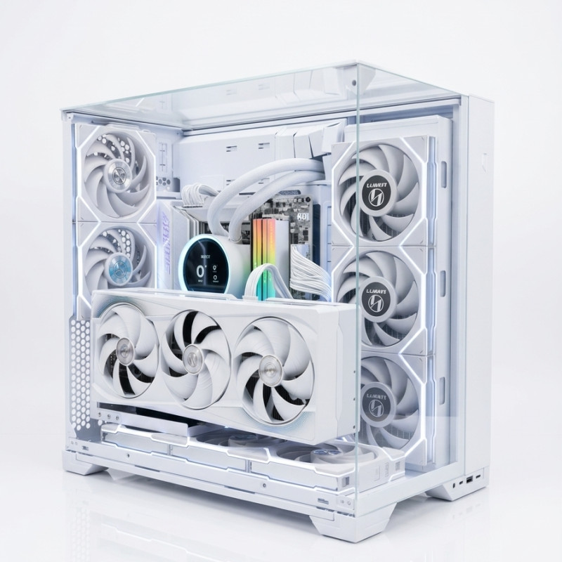 聯力 O11 Vision Compact 純白海景房電競主機