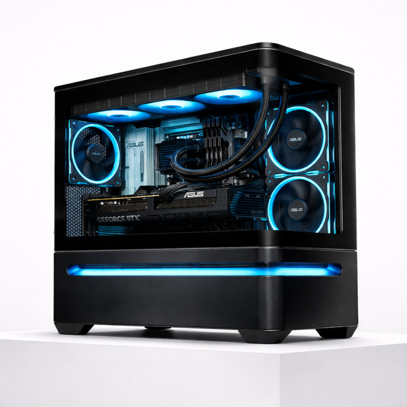 華碩1號機 AP202 ARGB燈條進氣孔 科技感到位